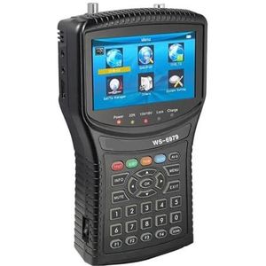 Digitale satellietzoeker Ws 6979 DVB-S2 & DVB-T2 combometer Spectrumsatellietmeter Terrestrische satellietzoeker voor het aanpassen van de satelliet-tv-schotel
