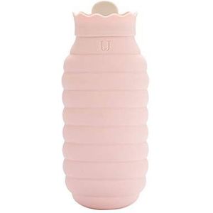 OIFAODAO, Heetwaterflessen Heetwaterzak Met water gevulde siliconen warmwaterkruik Herbruikbare draagbare met warm Heetwaterzak/O,Warmwaterkruik(P)