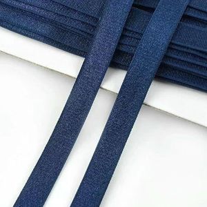 5/10 Meter 12mm Naai-elastiekband voor Sling Ondergoed Elastieken BH-band Nylon Elastiek Tape Kledingaccessoires-NavyBlue-12mm-10 Meter