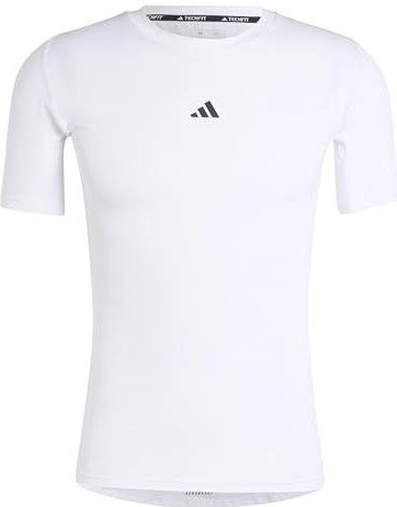 Adidas - Techfit - T-shirt - Zwart - 83% Gerecycled Polyester, AEROREADY, Compressiepasvorm