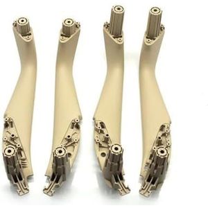 Handgrepen Het Interieur Auto Binnendeurgreep Voor BMW 5-serie M5 G30 G31 F90 2017-2022 Links Rechts Afdeklijst(‎Beige 4pcs)