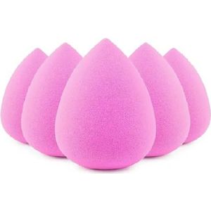 GENDA Beauty Blenders Make-up Sponzen voor Foundation, voor Crème en Poeder Blending Set van 6 Stks Roze Make-upspons Super Zacht Latex Vrij