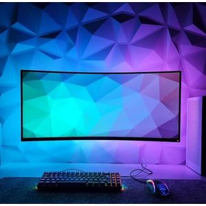 3D-Wandpanelen, wandtegels, met diamantstructuur, pvc-behang voor speelkamer, woonkamer, wasruimte, keuken, 30 x 30 cm, 6 stuks