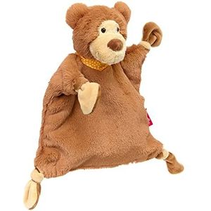Sigikid Knuffel-knuffeldoek beer, baby-knuffeldoek, trooster, hulp bij inslaap: extra zacht, soepel, baby's, kinderen, geboorte, 42935, bruin, 28 cm