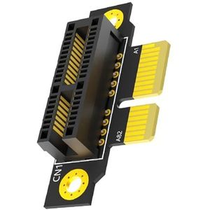20mm PCIE 1X 90 Graden Reverse Mannelijke Naar Vrouwelijke Risers Card PCIE 1X Om 1X Converteren Card Adapter Risers Board Voor 1U Servers