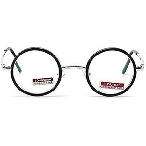 Retro ronde lichtgewichtverzachtende beste leesbril vermoeidheid verlichting sterkte - 2,5