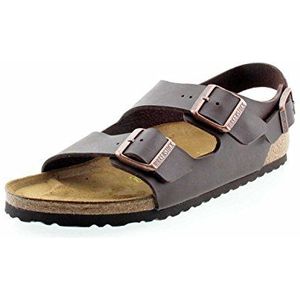 Birkenstock Milano sandalen voor dames, Bruin Dunkelbraun, 40 EU