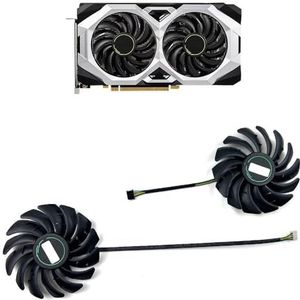 Koelventilator 87mm 4pin PLD09210S12HH GPU-ventilator voor MSI voor GeForce RTX 2060 2070 2080 SUPER voor VENTUS-videokaartventilatoren(AB)