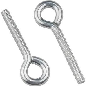 Ooghaakbout, Oogboutring van koolstofstaal, haakbout, gesloten oogschroef, meerdere maten, verpakking 312 stuks(10pcs M3x8)