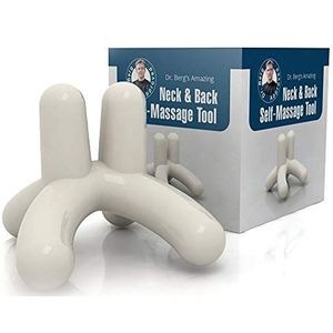 Dr. Berg's Massage Tool - Beste stressverlichting en ondersteuning voor gezonde slaapcylces - Gebruik voor nek- en rugpijn, handbediende lichaamsstressverlichting - wordt geleverd met handleiding en