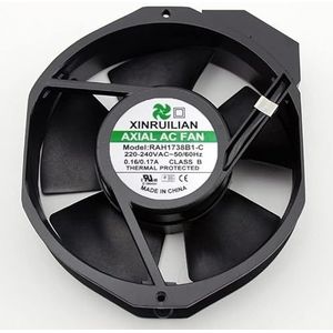 High-Performance RAH1738B1-C AC220V Fan - 172mm x 150mm x 38mm, 0.16A, Quiet Operation