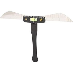 Wenkbrauw Stencil Kit, Roestvrijstalen Wenkbrauw Stencil, Wenkbrauw Liniaal, Wenkbrauw Tattoo Shaper Stencil, Semi-permanente Wenkbrauw Make-up Sjabloon Liniaal Beauty(Ⅳ (niveau balans liniaal))