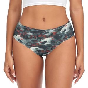 sawoinoa Leuke Chinese Panda Onderbroek Vrouwen Middelgrote Taille Slip Vrouwen Comfortabel Elastisch Sexy Ondergoed Bikini Slipje, Mode Pop, L