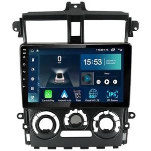 Android 14.0 2 Din Autoradio 10"" Touchscreen Auto Stereo voor Mitsubishi Colt Plus 2007-2012 met Draadloze Carplay Android Auto GPS navigatie AHD Omgekeerd beeld Stuurwielbediening(S-4(4G+64G))