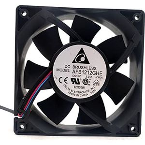 AFB1212GHE For DELTA DC12V 3.24A 3-wire 120 * 120 * 38mm axial fan