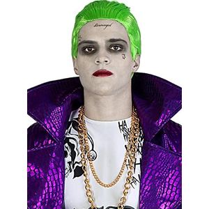Funidelia | Joker pruik - Suicide Squad voor mannen Accessorie voor Volwassenen, kostuum accesoires - Groen