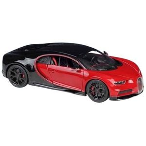 Model Speelgoedauto Voor Bugatti 1:18 simulatie-legering automodel met te openen voorwielen en beweegbaar simulatie-automodel (Color : Chiron Sport Red)