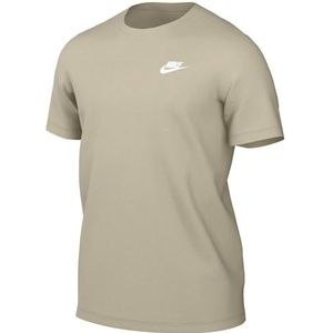 Nike Heren Short Sleeve T-Shirt Sportswear Club, Rotan/White, AR4997-206, M