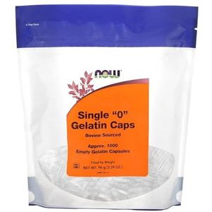 Single 0 Empty Gelatin Caps 1000 caps