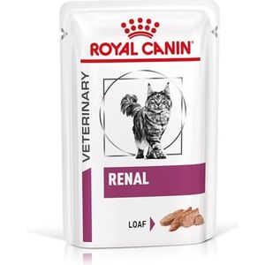 Royal Canin Renal Mousse voor katten, 12 x 85 g, volledig voer voor volwassen katten met nierproblemen, fosforarm