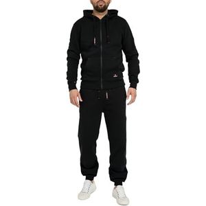 Höhenhorn Cozalp Joggingpak voor heren, trainingspak, huispak, zwart, M