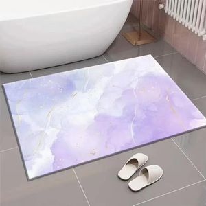 Moderne minimalistische stijl vloermat thuis douche kamer badkamer deur tapijt