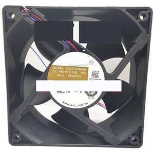 Voor AVC DATA1238B8H 059 DC 48V 0,33A 120x120x38mm 3-draads serverkoelventilator