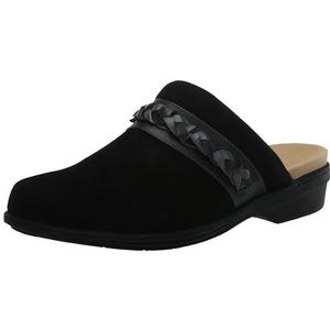 Spenco Topanga clog houten schoen voor dames, zwart, 39.5 EU
