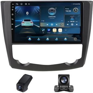 Android14 2Din Autoradio geldt voor Renault Kadjar 2015-2017 Ingebouwd CarPlay/Android auto/DSP-processor/GPS-navigatie/RDS-radio-Bluetooth 9 Duim Touch screen/Stuurbediening(C10 Pro)