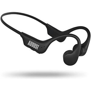 August EP400 - Bone conduction Headphone Bluetooth 5.3 - koptelefoon met beschermingsklasse IP68 (stof- en waterdicht) 16GB MP3-geheugenmicrofoon - open-ear koptelefoon gebruiksduur 10 uur voor sport