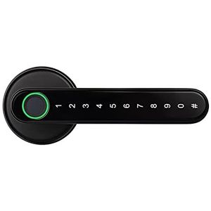 Slim slot Tuya Smartlife APP Bluetooth-compatibele afstandsbediening Smart vingerafdruk biometrieslot for houten metalen binnendeur(C6 Tuya Kit C)