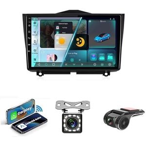 Dubbel Din Auto Stereo Compatibel Met Apple Carplay Android Auto Voor LADA BA3 Granta Cross 2018 2019 Plug En Play AM/FM Autoradio Back-up Camera, Stuurbediening, Spiegel Link(NF-5 4G WIFI 4G+64G)
