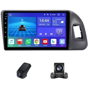 Carplay autoradio 2 Din geldt voor Audi Q5 8R 2008-2017 met Android Auto Bluetooth 9 inch touchscreen autoradio met FM-radio/GPS stuurwielbediening+achteruitrijcamera ADAS DVR(B,X1)