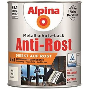 Alpina Metalen beschermende lak anti-roest wit 750 ml mat