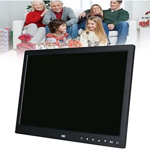 17 inch digitale fotolijst, digitale fotolijst Slimme fotolijst met 1440x900 IPS-touchscreen met wekker MP3 MP4 afstandsbediening