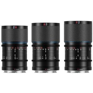 SIRUI Saturnus 35 mm, 50 mm, 75 mm T2.9 1,6 x volledig frame koolstofvezel, anamorfe lens, cine-lens voor L-vatting-camera's, minder dan 500 g (blauwe flare)