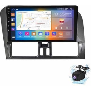 Android 13.0 Radio 2 Din Auto Stereo 10"" Touchscreen Autoradio Voor Volvo XC60 2008-2013 met Bluetooth/wifi/GPS Navigatie/FM Radio/Stuurwielbediening/AHD Omgekeerd Beeld(M6O0S(6G+128G))