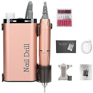 Elektrische nagelvijl, 35000 RPM elektrische nagelboor, oplaadbare nagelmanicuremachine for salon, draagbare professionele nagelschuurmachine for Pools voor zowel natuurlijke als kunstnagels (Color :