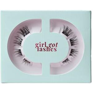 GirlGotLashes Mini Box Everyday Edition Nr. 1 - wimperextensies voor thuis - 1 paar wimpers - wimpers met 5-7 dagen grip - veganistisch - handgemaakt