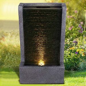 Profi-Pumpe.de Tuinfontein, fontein, waterval, waterspel, voor tuin, tuinvijver, terras, balkon, zeer decoratief