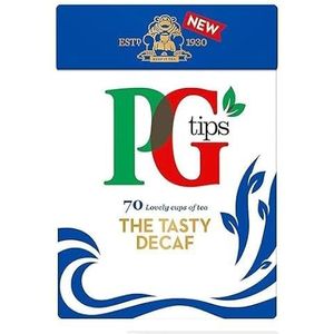 PG Tips Piramid Decaf 80 Tea Bags 250g - ontcafeïneerde zwarte thee