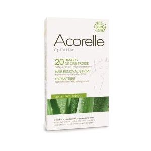 Acorelle strepen voor het gezicht (Bandes De Cire Froide Visage), 1 stuks (1 x 20 stuks)