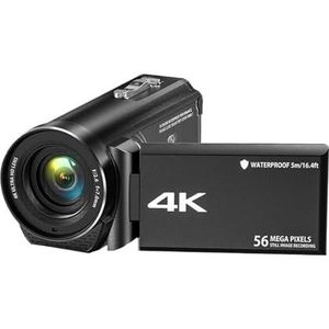 4K Ultra HD 56MP 30FPS Vlogging Camera Video Camcorder 18X Digitale Zoom Waterdichte Videocamera Heldere Gedetailleerde Beelden