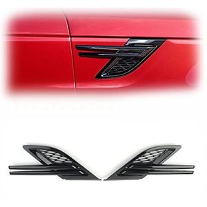 LR062119 L LR062115 Voor L&and R&over Voor Range Rover Sport 2014-2017 Auto Zwart Front Side F&ender Air Vent Outlet Cover Trim Grille