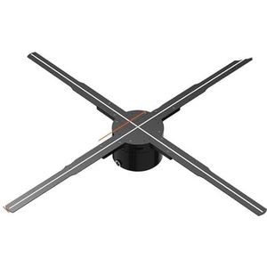 3D Hologram Fan WiFi Holografische Projector Reclame Display Licht HD for Winkels Bars Feest Kerstmis(F80)