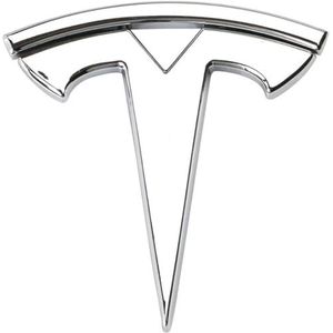 Vervanging van Auto-Emblemen, voor Tesla Model X Embleem Logo Frame Trim Compatibele Emblemen Teken Letters Badge Logo Auto-Accessoires,B