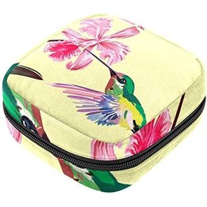 Maandverband Opbergtas, Vrouwelijke Product Pouches Draagbare Periode Kit Tas voor Meisjes Vrouwen Dames 2 (70), Meerkleurig, 4.7x6.6x6.6 in/12x17x17 cm