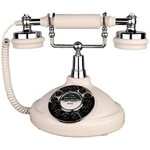 VDLLQYN, Europese Retro Telefoon Vaste lijn Thuiskantoor Vaste lijn Amerikaanse Antieke Creatieve Mode Telefoon Retro Ringtones ，Antieke telefoon(Button)