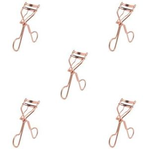 5 Set van Wimper Krultang Carbon Staal Wimper Curling Tool Draagbare Cosmetische Make-up Krultang, Rose Goud