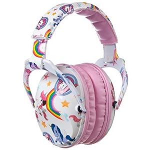 PROTEAR Kindergehoorbescherming, verstelbare, opvouwbare oorbeschermers, geluidsbescherming, hoofdtelefoon voor concert, school en festival, gehoorbescherming met SNR 28dB-eenhoorn